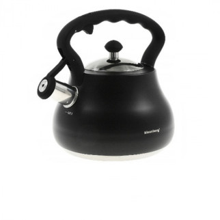 Чайник зі свистком Klausberg KB-7446 2.7 л чорний - Інтернет-магазин спільних покупок ToGether