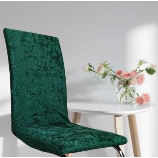 Чохол на стілець універсальний Evibu Туреччина Велюр 50717 зелений - Інтернет-магазин спільних покупок ToGether