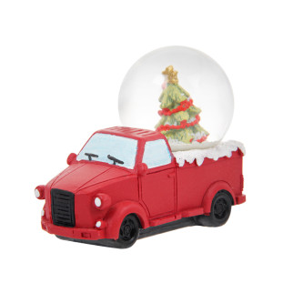 Куля новорічна декоративна зі снігом Lefard 192-116 9х4,5х7 см - Інтернет-магазин спільних покупок ToGether