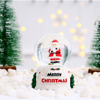 Куля новорічна декоративна з підсвіткою Дід Мороз 13986 7.4х5 см - Інтернет-магазин спільних покупок ToGether