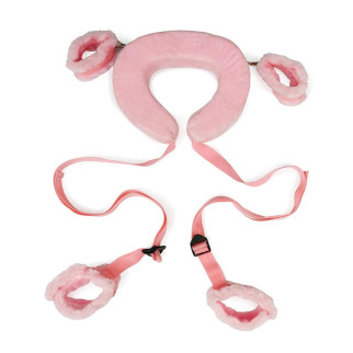 Еротичний набір БДСМ для рольових ігор 14256 3 предмети рожевий - Інтернет-магазин спільних покупок ToGether