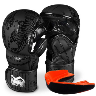 Рукавиці для ММА Phantom Muay Thai Black S/M (капа в подарунок) - Інтернет-магазин спільних покупок ToGether