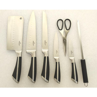 Набір кухонних ножів Bohmann BH-8007-black 8 предметів - Інтернет-магазин спільних покупок ToGether