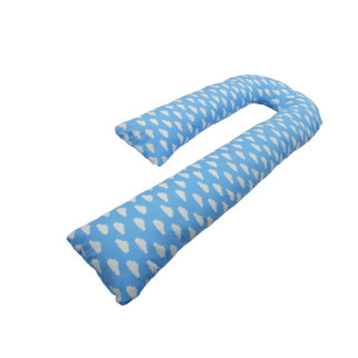 Подушка для вагітних J подібна Хмарки (з наволочкою) KIDIGO - Інтернет-магазин спільних покупок ToGether